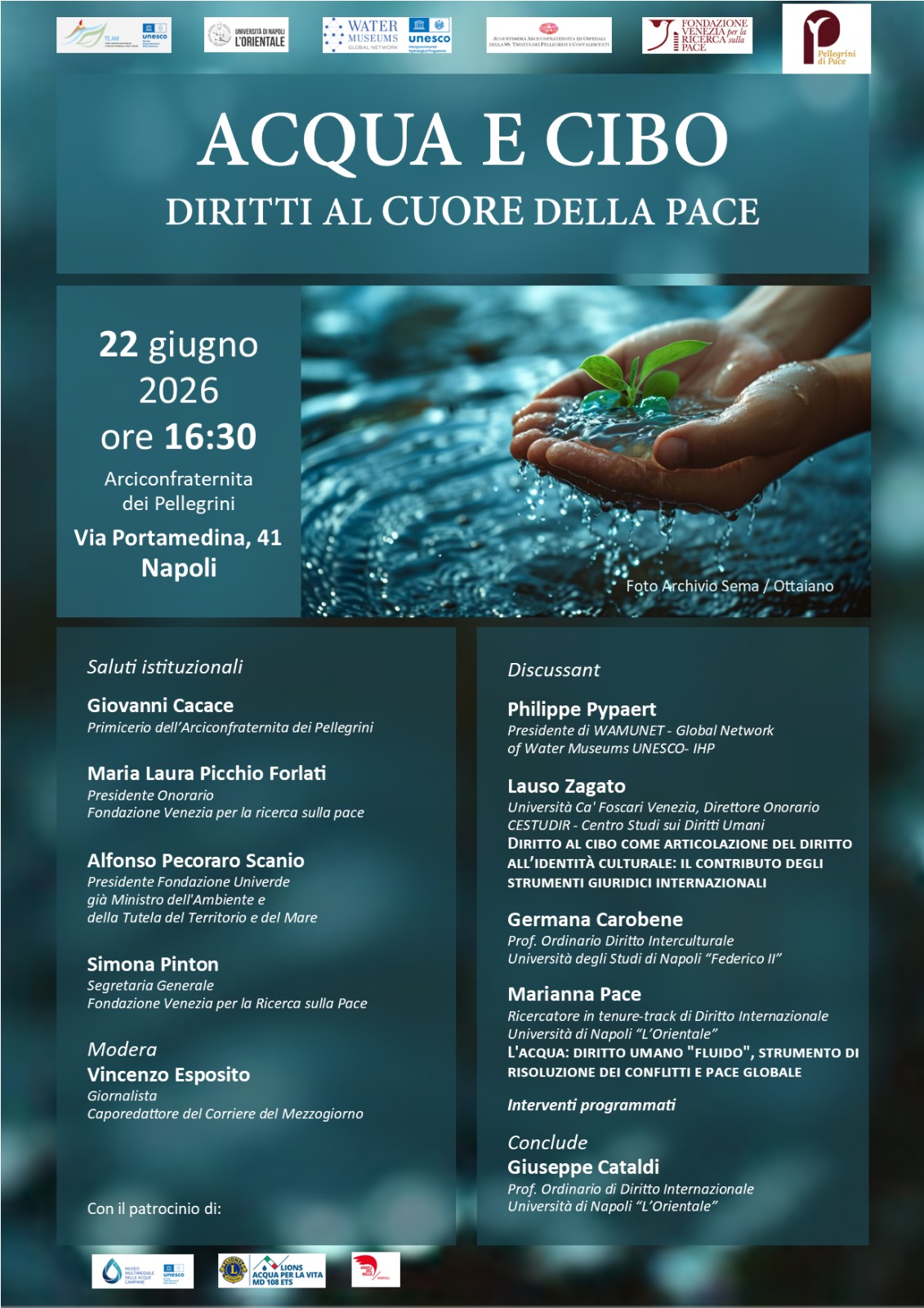 Manifesto Acqua e Cibo