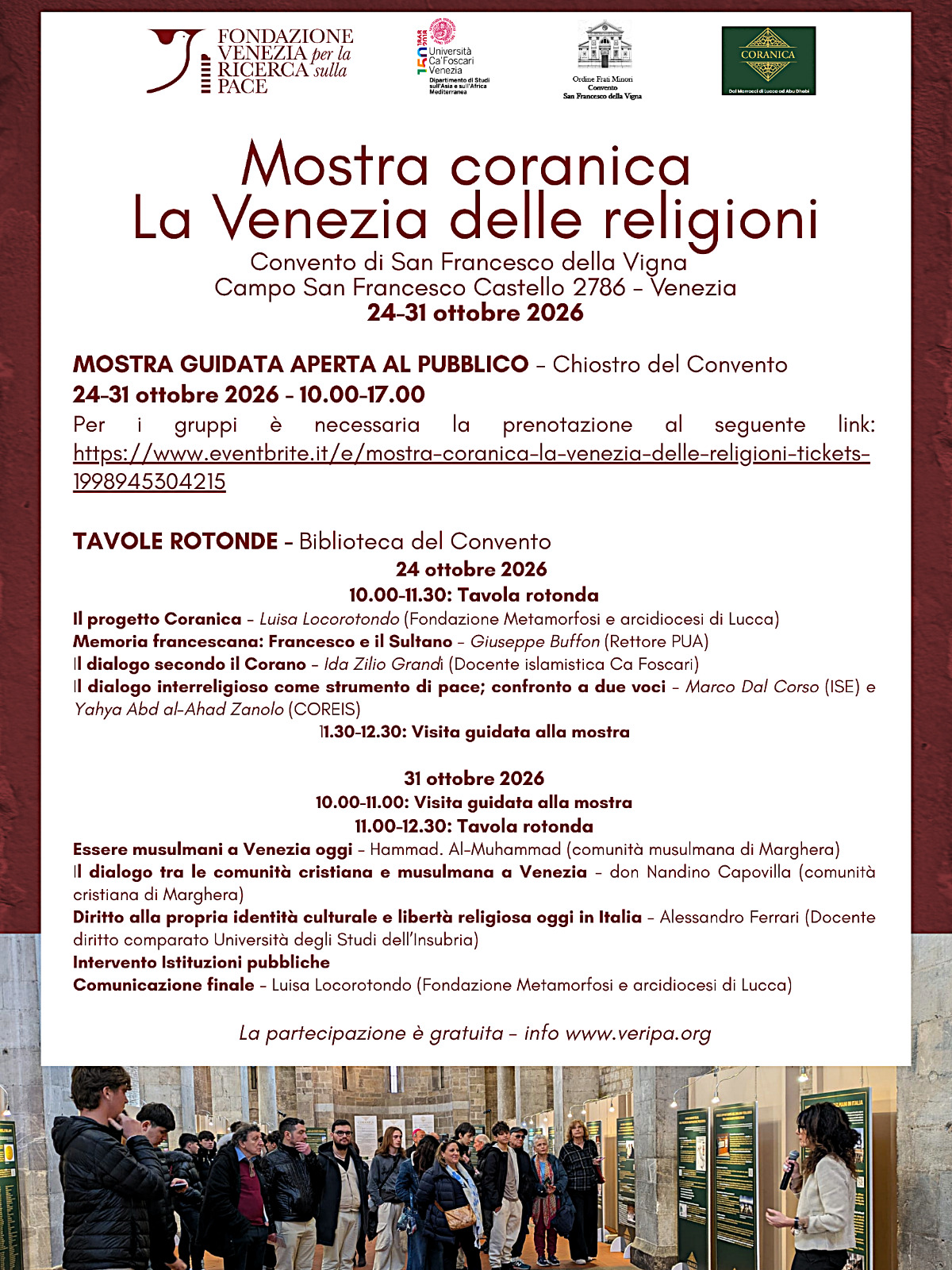 “Mostra coranica – La Venezia delle religioni”